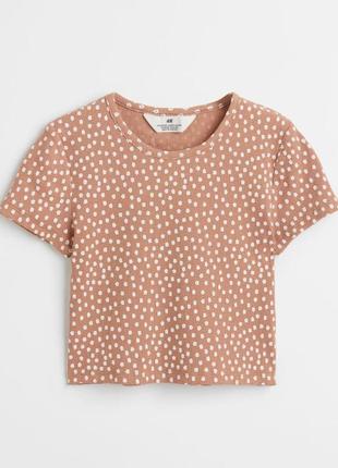 Дитяча укорочена футболка-топ h&m