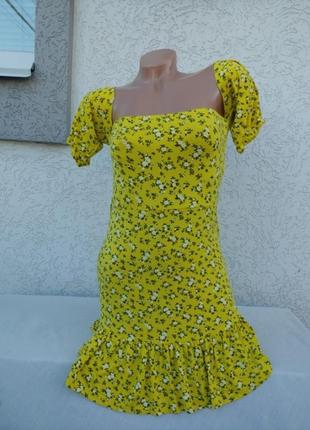 Uk12 короткое платье платье с полуоткрытыми плечами и спиной на ротмер м.