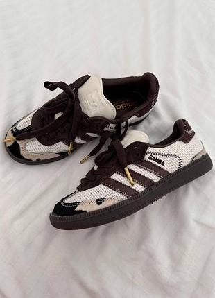 Кроссовки adidas samba cow print