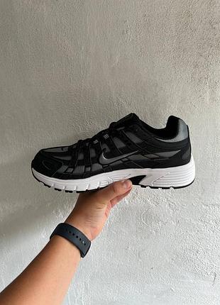 Кроссовки nike p-6000 black grey white 8