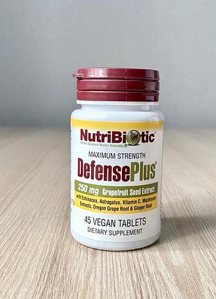Таблетки при застуді defenseplus від nutribiotic 45 таблеток