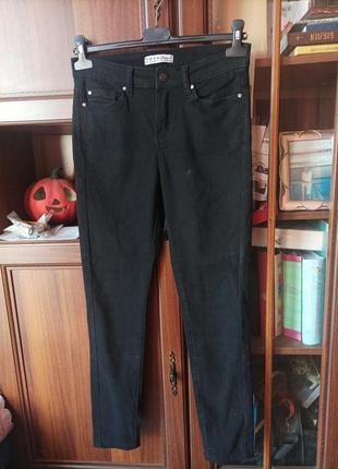Джинсы узкие черные denim co uk12