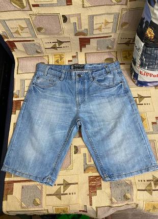 Мужские джинсовые шорты denim 72d 65% хлопок