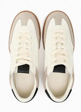 Кожаные кроссовки zara7 фото