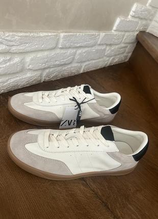 Кожаные кроссовки zara9 фото