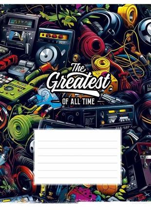 Тетрадь ученическая "cool boys club" 018-3334l-1 в линию, 18 листов