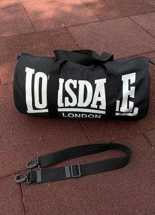 Спортивная сумка тубус lonsdale london ,мужская сумка бочонок для тренировок лонсдейл