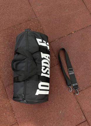 Спортивная сумка тубус lonsdale london ,мужская сумка бочонок для тренировок лонсдейл