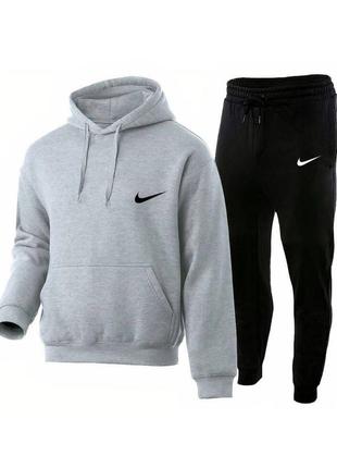 Худи кофта с капюшоном + спортивные штаны, спортивный костюм высокого качества в стиле найк