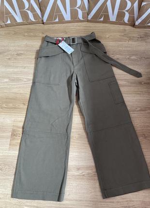 Широкі брюки zara limited edition штани джинси zara
