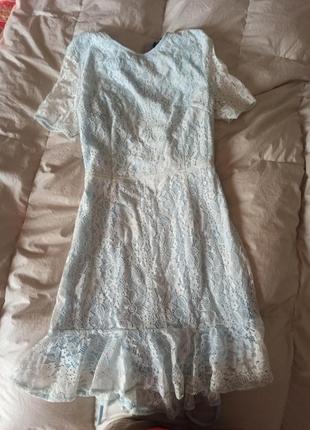 Платье кружево шнуровка на спине2 фото