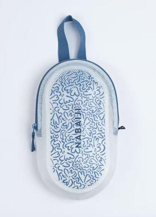 Водонепроницаемая сумка для бассейна (для мокрых вещей) nabaiji 100 объем 3 л 17 х 30 х 6 см синий1 фото