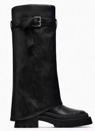 Сапоги ботинки zara