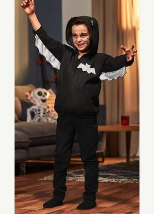 Костюм маскарадний кажана на хелловін для хлопчика lidl halloween 86-92, 98-104