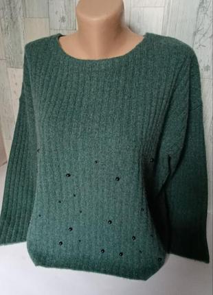 Шикарный кашемировый свитер джемпер оверсайз  от премиум бренда repeat.