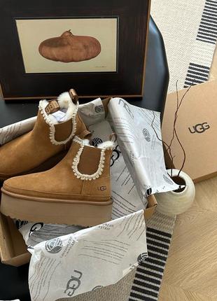Стильные ugg угг на высокой платформе