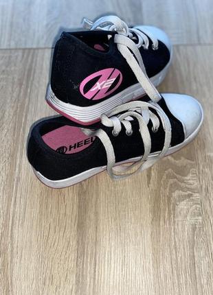 Крутезні кеди- ролики heelys розмір 34 heelys4 фото