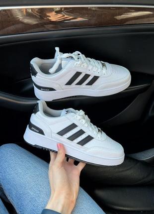 Кросівки жіночі adidas spican white/black