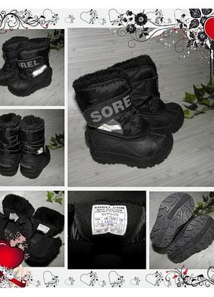 🌺 обнова!!!🌺 сапоги sore (р.21,5 -ст 12,5) сноубутси сапожки.