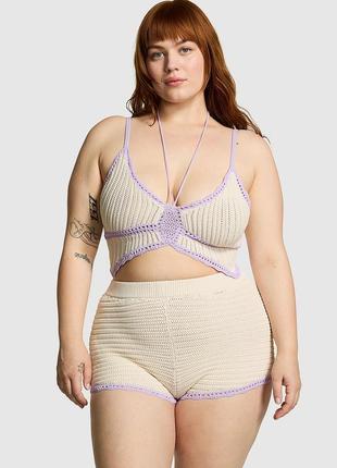 Victoria ́s victorias secret віктория сикрет піжама, костюм для пляжу/будиночка crochet butterfly