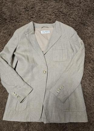 Жакет пиджак max mara лён
