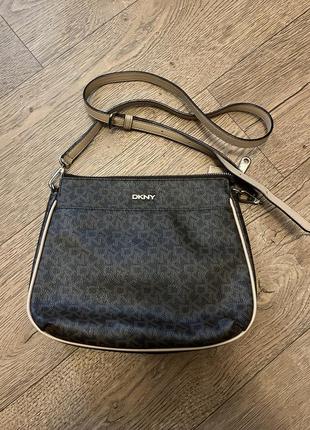 Шкіряна сумка dkny