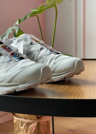 Кросівки salomon xt-6 adv white lunar rock5 фото