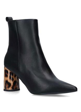 Kurt geiger ботинки ботильоны сапоги леопард каблук