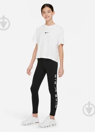 Спортивные трикотажные подростковые лосины nike