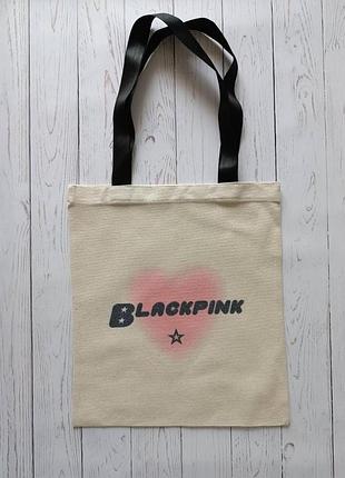 Шопер, эко сумка k-pop blackpink