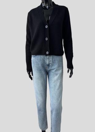 Кашеміровий кардиган светр на гудзиках jigsaw вільного крою кашемір вовна3 фото