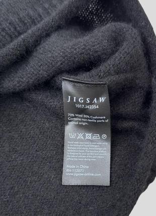 Кашеміровий кардиган светр на гудзиках jigsaw вільного крою кашемір вовна9 фото