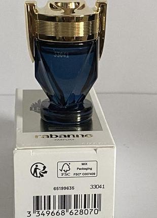Paco rabanne invictus parfum 5мл миниатюра