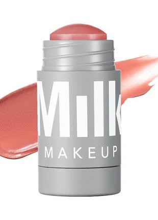Milk makeup mini lip + cheek werk универсальный мини-средство кремовые румяна+помада kiko mac