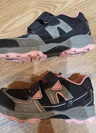 Демисезонные кроссовки для девочки на липучках 28 29 германия