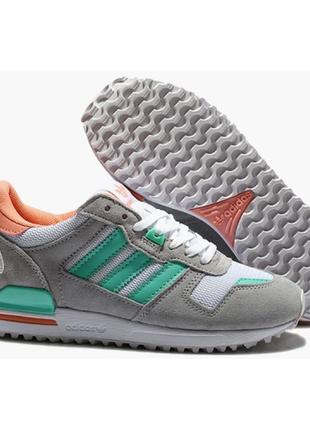 Женские серые кроссовки adidas(адидас) zx 700 - az002