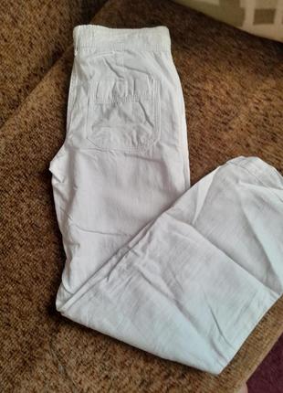 Легкие фирменные штанишки лен6 фото