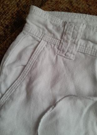 Легкие фирменные штанишки лен4 фото