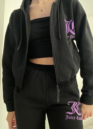 Спортивний костюм juicy couture оригінал  (зіп худі, штани джогери)