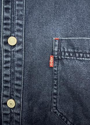 Джинсовая рубашка levi’s  батал5 фото