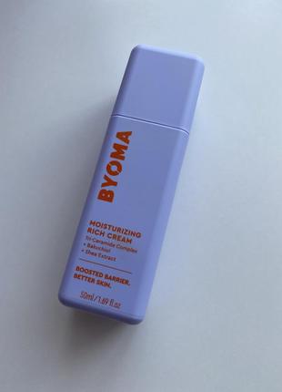 Зволожуючий крем для обличчя byoma moisturising rich cream