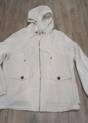 Легкая льняная куртка без подкладки cecil1 фото