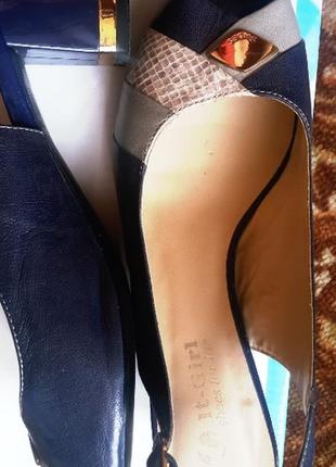 Шикарные босоножки - небольшой устойчивой каблук 👠 👠👠 👠 it - girl, шкіра1 фото