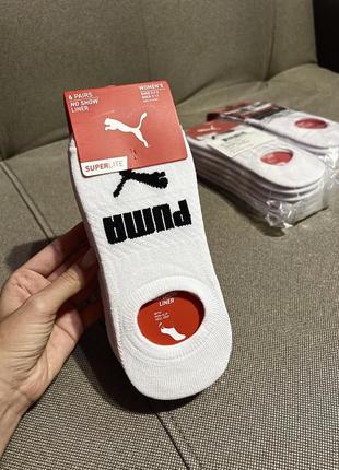 Жіночі носки puma, 6 пар в упаковці