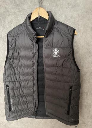Жилетка ralph look m-l  пух