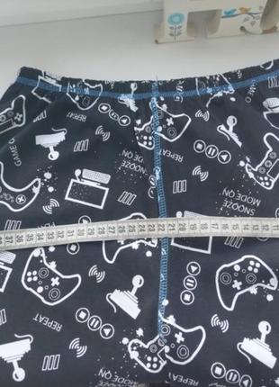 Пижамные домашние штаны из тонкого хлопка3 фото