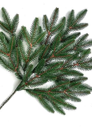 Еловая ветка искусственная classic 60 см зелёная (в упаковке 10 штук)