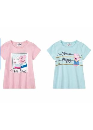 Футболки для дівчинки, peppa pig