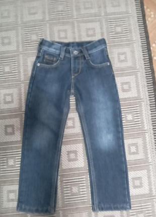 Зимние джинсы на мальчика 5-6 лет утепленные