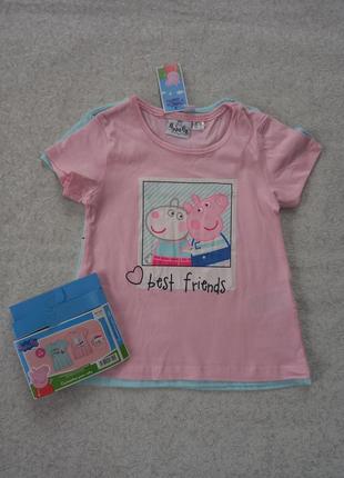 Футболки для дівчинки, peppa pig 4